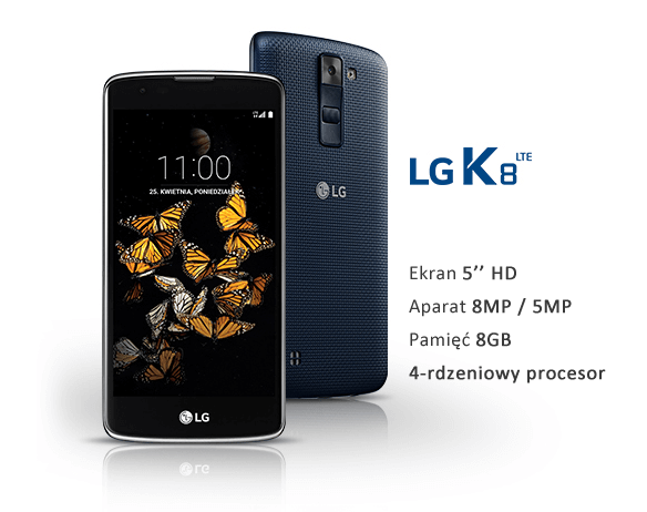 Smartfon LG K8 LTE